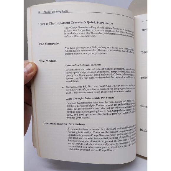 Vintage 1990 INSIDE COMPUSERVE Early Online User Guide Bulletin Board Computing - Picture 8 of 11